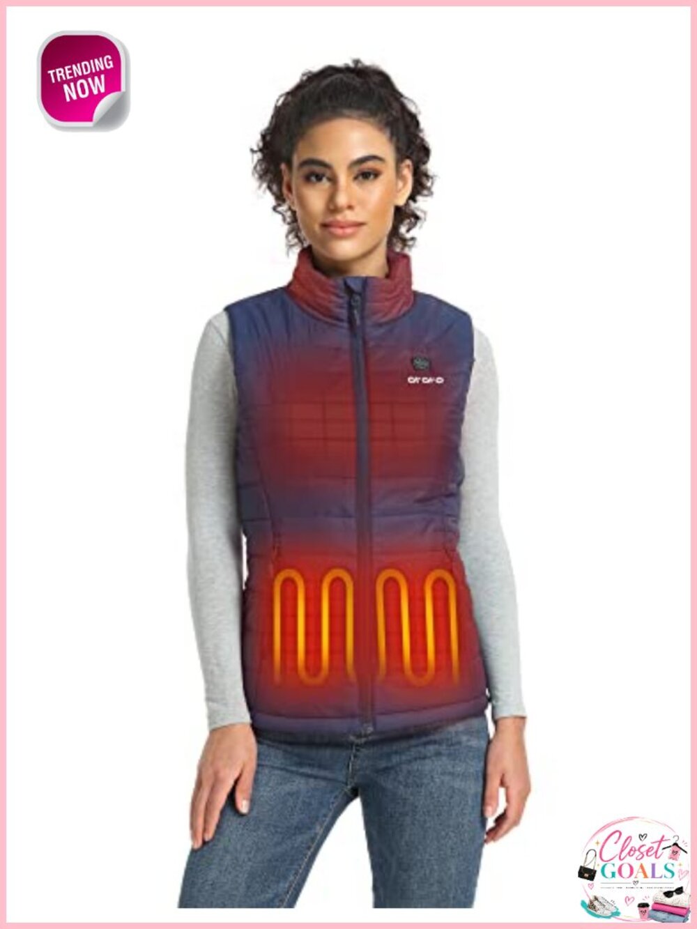 ORORO Heated Vest 4-Zone Lightweight FELLEX Insulation Puffer